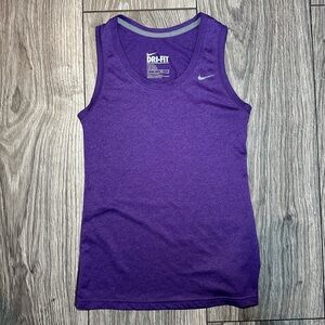Purple Nike Dri Fit Tank Top